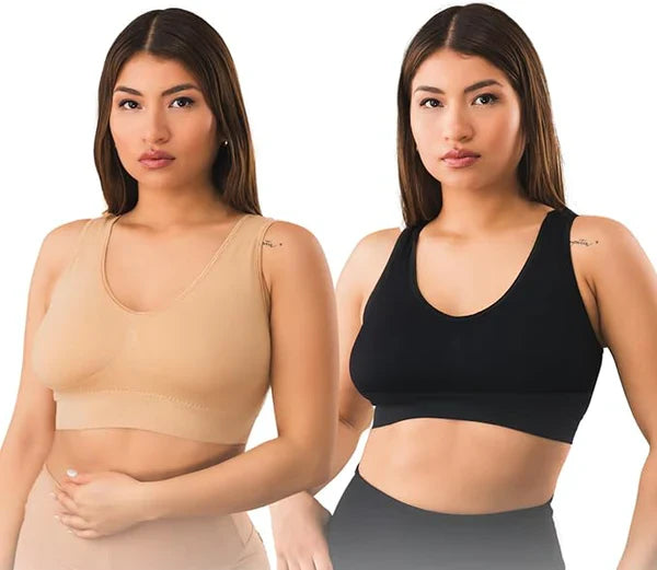Pack Of 3 Imported Soft Cotton Non Paded Hot Bra Brief Brassire Blouse Brazzire For Girls Women Ladies