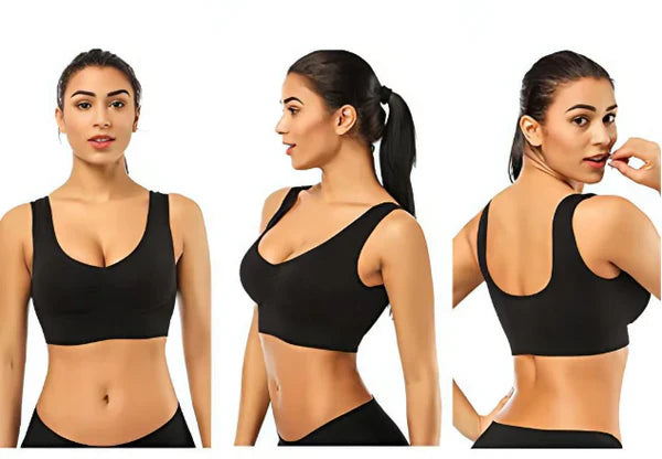 Pack Of 3 Imported Soft Cotton Non Paded Hot Bra Brief Brassire Blouse Brazzire For Girls Women Ladies