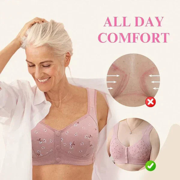 Pack of-3 New Anti Sagging Front Open Cooling Cotton Bra