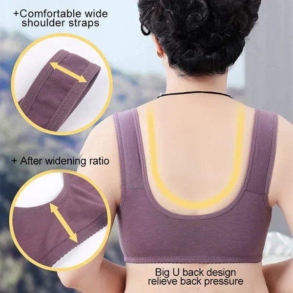 Pack of-3 New Anti Sagging Front Open Cooling Cotton Bra